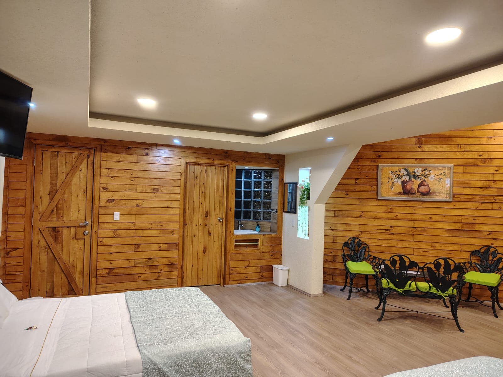 Cabana Familiar con Chimenea