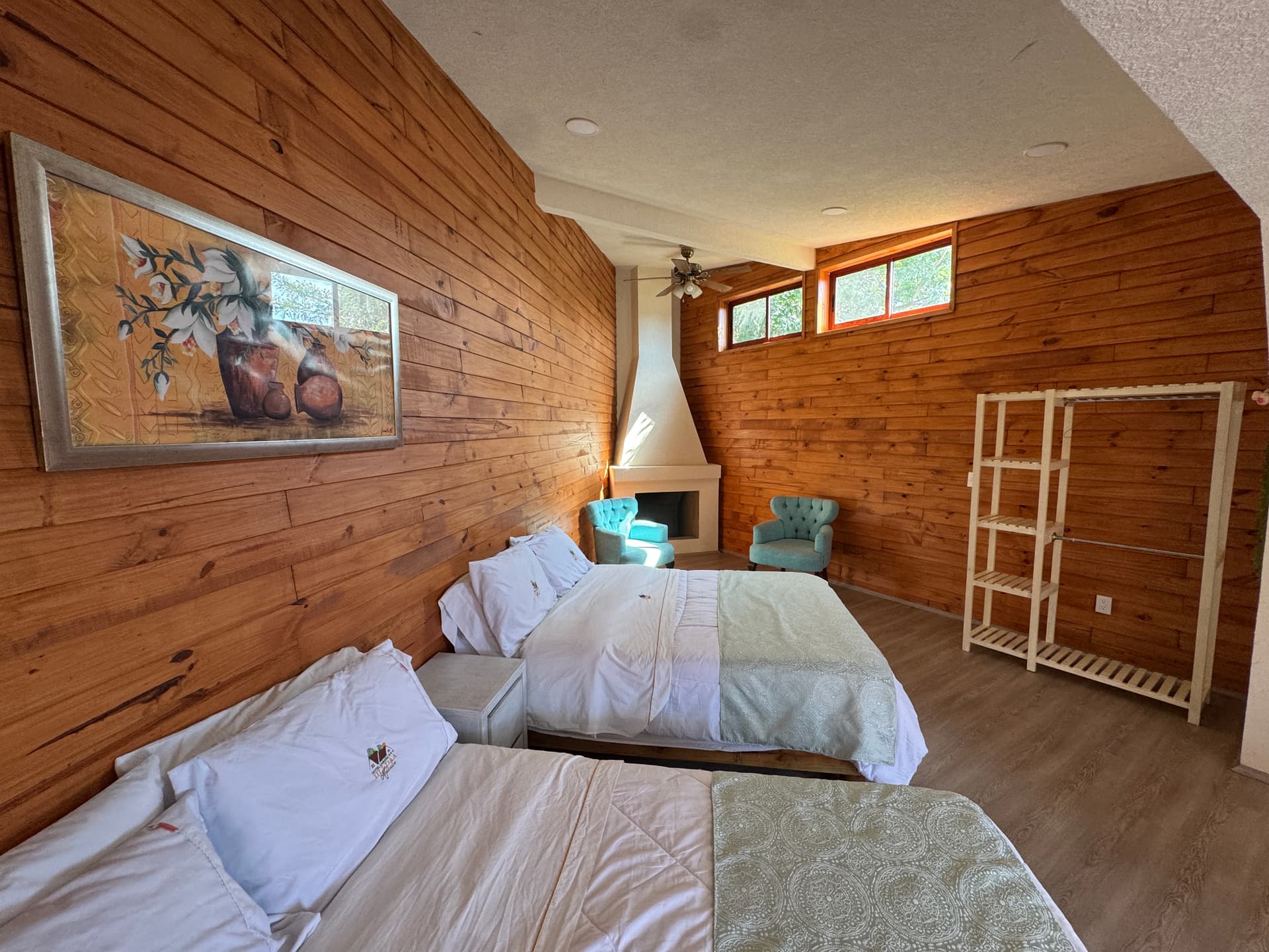 Cabana Familiar con Chimenea